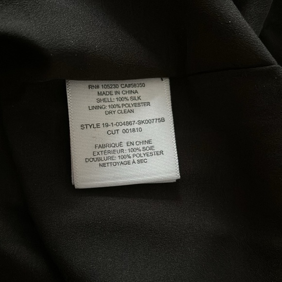 Joie skirt, size 12, NWT, caviar, twist front - Picture 3 of 3